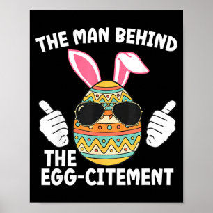Poster Le Homme Derrière Le Papa de Pâques Egg-citement