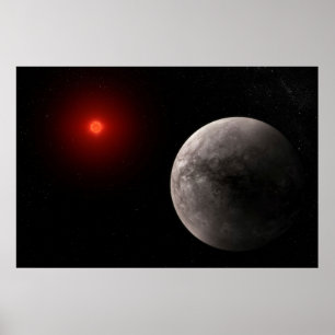 Poster Le Hot Rocky Exoplanet Trappist-1 B.