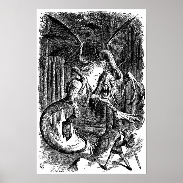 Poster Le Jabberwocky (Devant)
