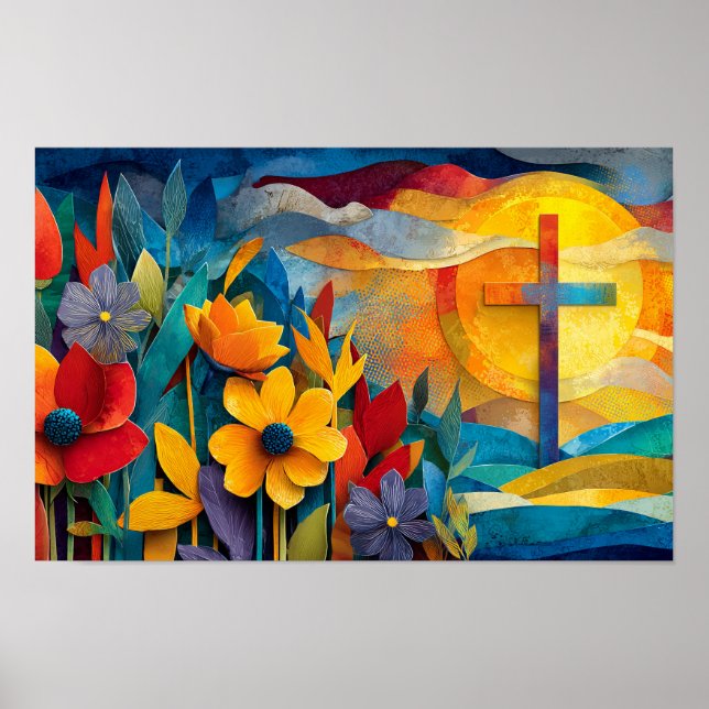 Poster Le Jardin au-delà de la Croix (Devant)