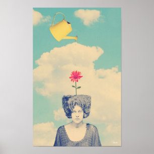 Poster "Le jardin de cheveux "