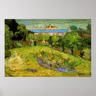 Poster Le Jardin de Daubigny par Vincent van Gogh, Le Jar