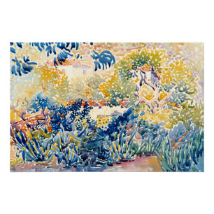 Poster Le jardin de l'artiste à Saint-Clair (1904-1905)