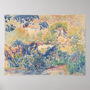 Poster Le jardin de l'artiste à Saint-Clair   1904-5