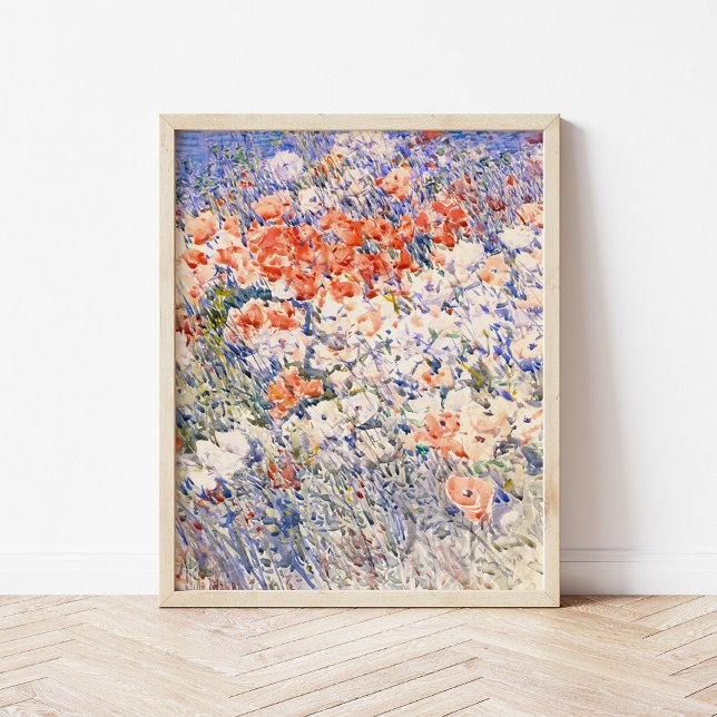 Poster Le jardin de l'île | Childe Hassam (Créateur téléchargé)