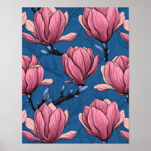 Poster Le jardin de Magnolia