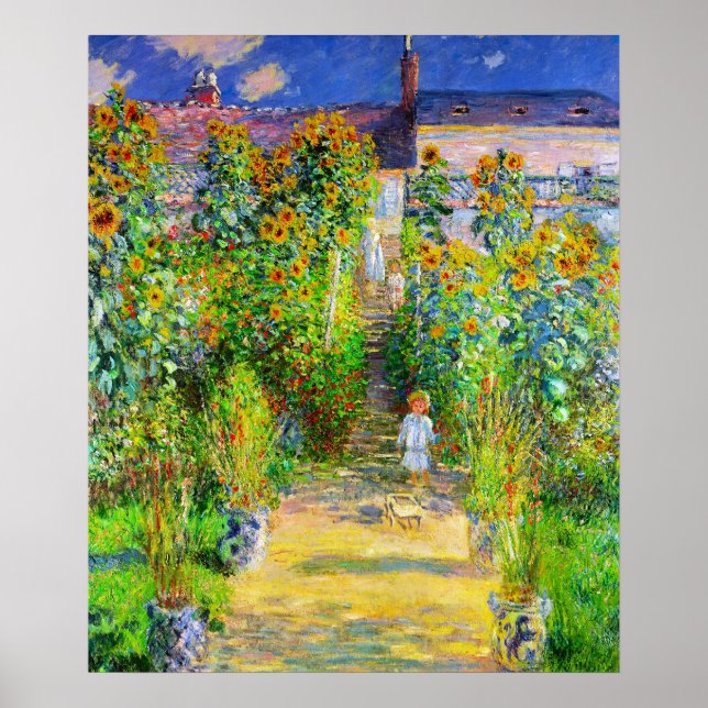 Poster Le jardin de Monet (Devant)