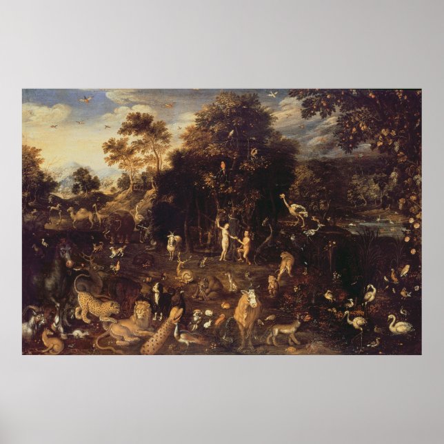 Poster Le jardin d'Eden (Devant)