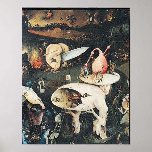 Poster Le jardin des délices terrestres (Devant)