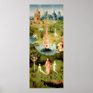 Poster Le jardin des délices terrestres