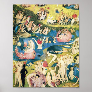 Poster Le Jardin Des Plaisirs Terrestres Hieronymus Bosch