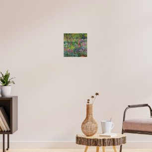 Poster Le jardin d'Iris à Giverny par Claude Monet