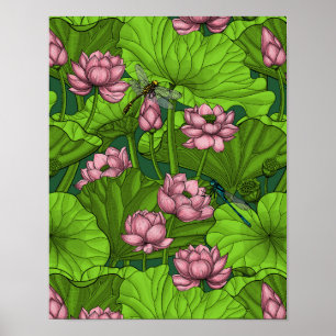 Poster Le jardin du Lotus
