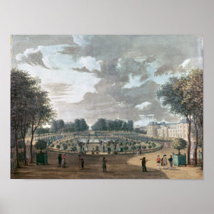 Poster Le jardin du Luxembourg