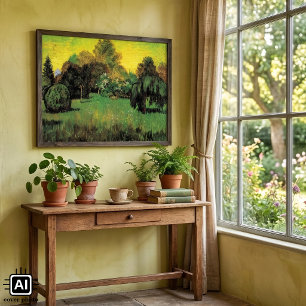 Poster Le jardin du poète par Vincent van Gogh