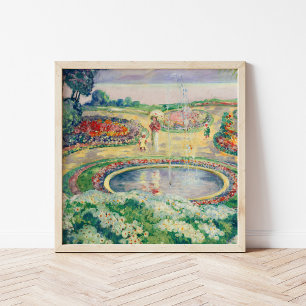 Poster Le Jardin Fleuri   Henri Lebasque