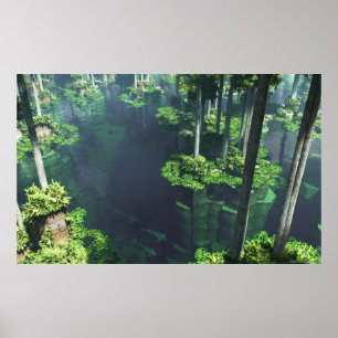 Poster Le jardin flottant