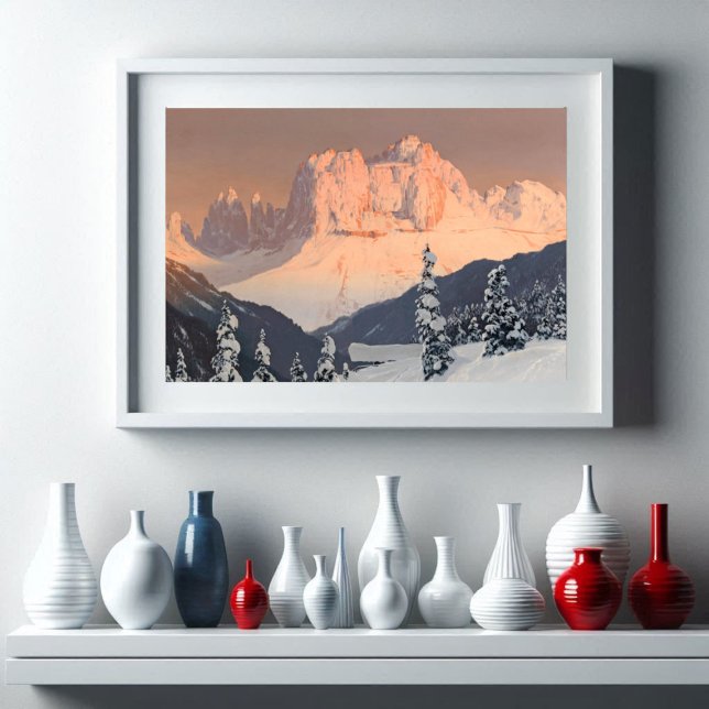 Poster Le Jardin Rose de Saint Cyprian (Créateur téléchargé)