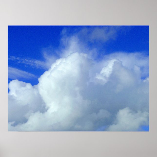 Poster Le jaune bleu (Devant)