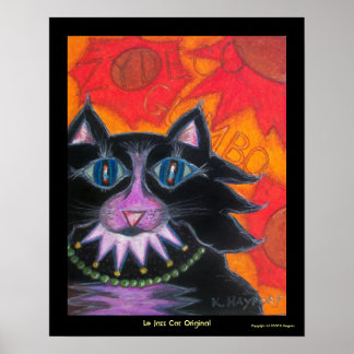 Poster Le Jazz Cat Original