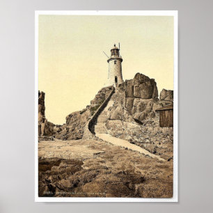 Poster Le Jersey, phare de Corbiere, III, Îles