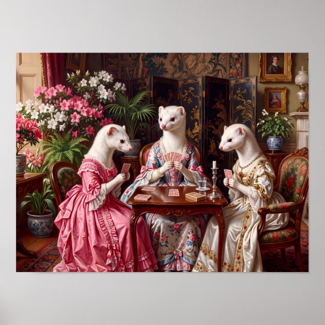Poster Le Jeu de Cartes (Devant)