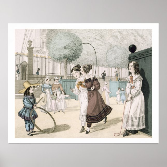 Poster Le Jeu de Skipping, assiette 115 du Bon Genre, (Devant)