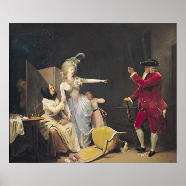 Poster Le Jeune Homme, 1791 (Devant)