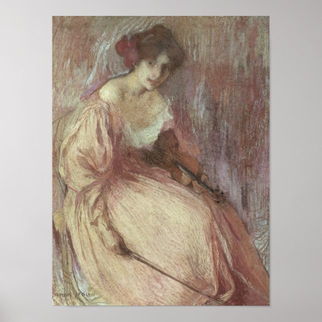 Poster Le jeune violoniste (Devant)