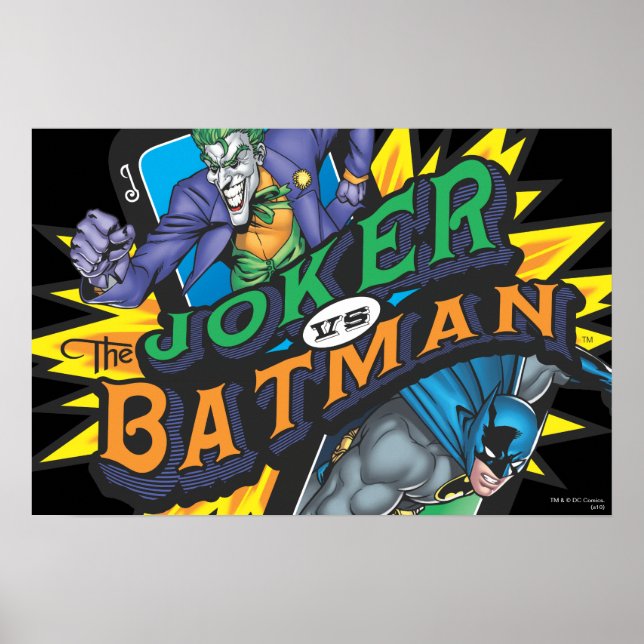 Poster Le Joker Vs Batman (Devant)