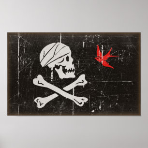 Poster Le Jolly roger de Jack Sparrow