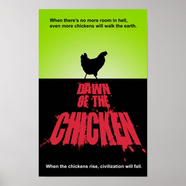POSTER LE JOUR DU POULET (Devant)