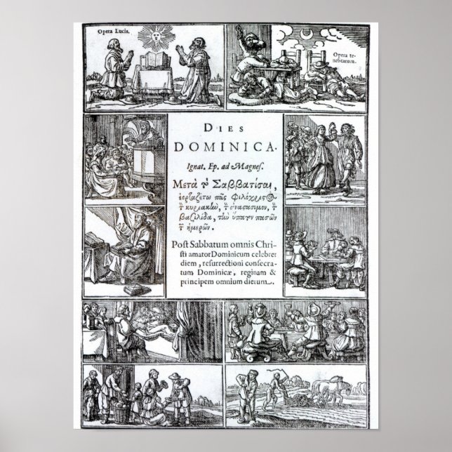 Poster Le jour du Seigneur, 1639 (Devant)