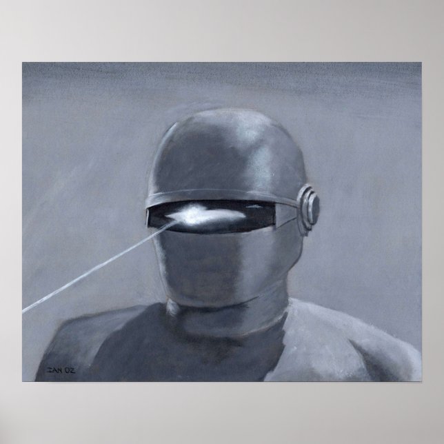 Poster Le Jour où la Terre se tenait toujours Gort Peintu (Devant)