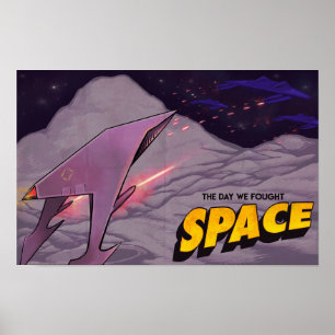 Poster Le jour où nous avons combattu l'espace - Vesta Ba