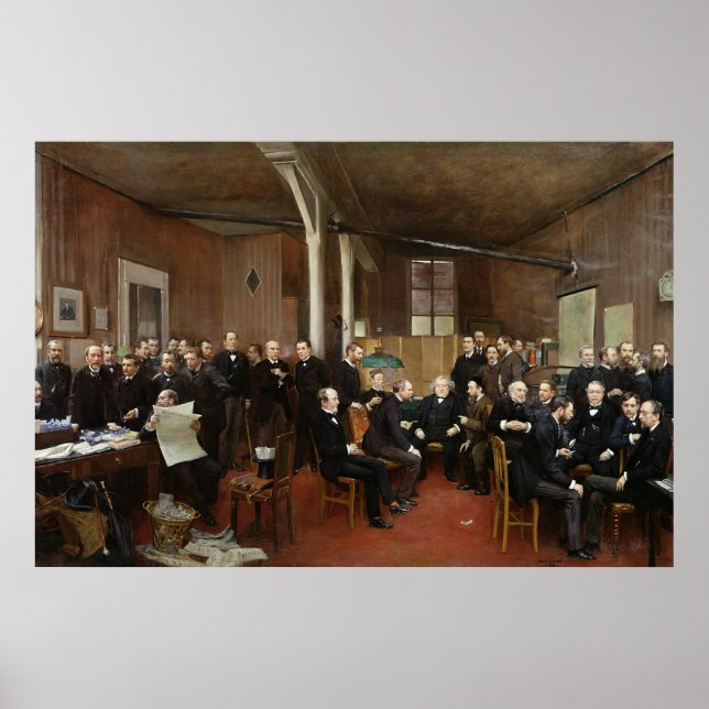 Poster Le Journal des débats, 1889 (Devant)
