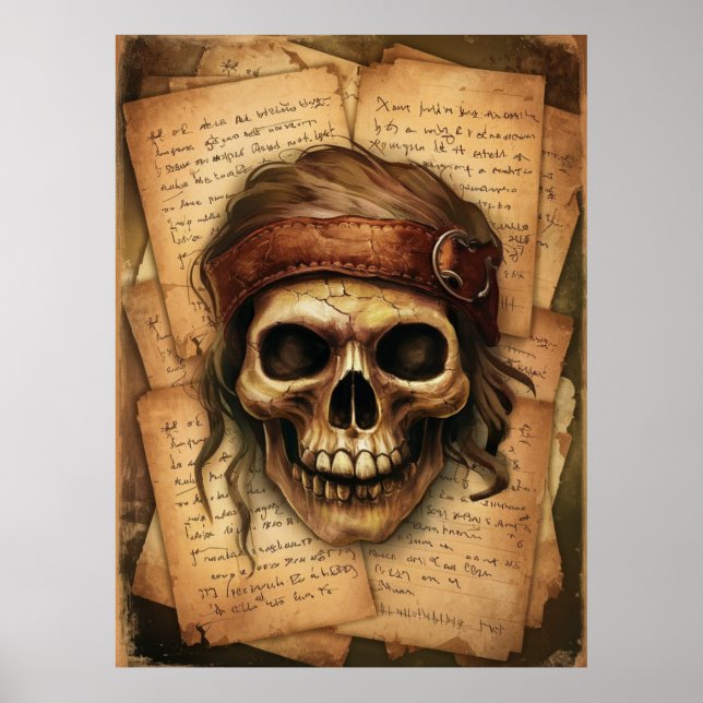 Poster Le journal du pirate (Devant)
