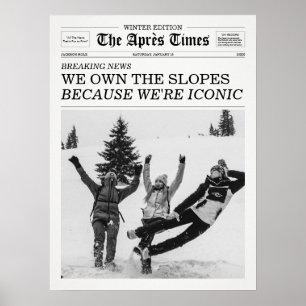 Poster Le Journal The Apres Times Parce que nous sommes i