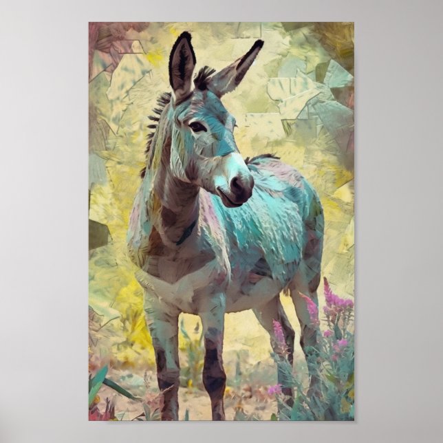 Poster Le joyeux âne (Devant)