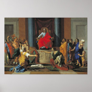 Poster Le jugement de Solomon, 1649