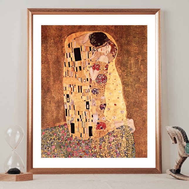 Poster Le Kiss Gustav Klimt Fine Art (Créateur téléchargé)