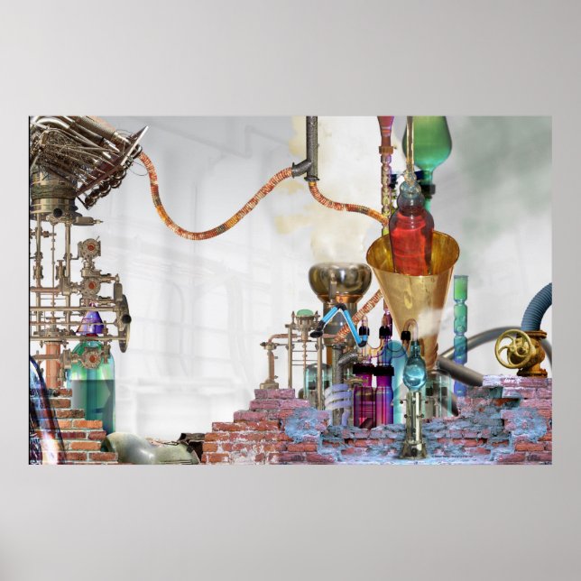 Poster Le laboratoire (Devant)