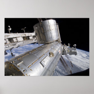 Poster Le laboratoire japonais de Kibo de module