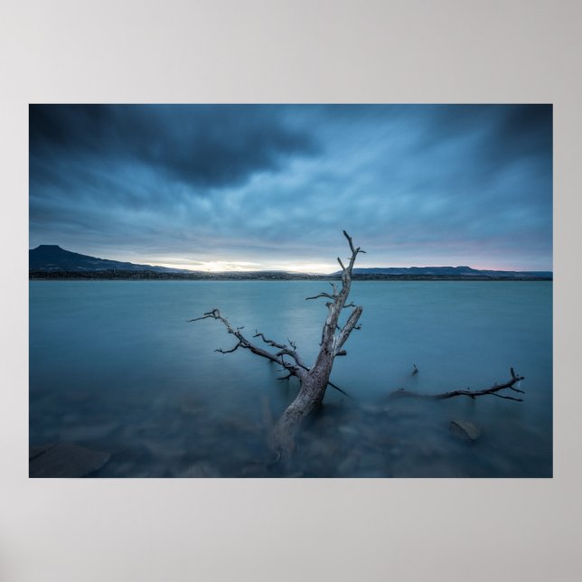 Poster Le lac Abiquiu (Devant)