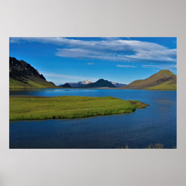 Poster Le lac Alftavatn (Devant)