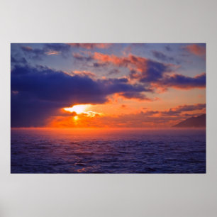 Poster Le lac Baïkal - un autre coucher du soleil