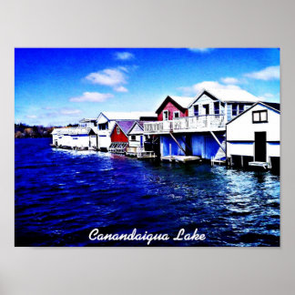 Poster Le lac Canandaigua
