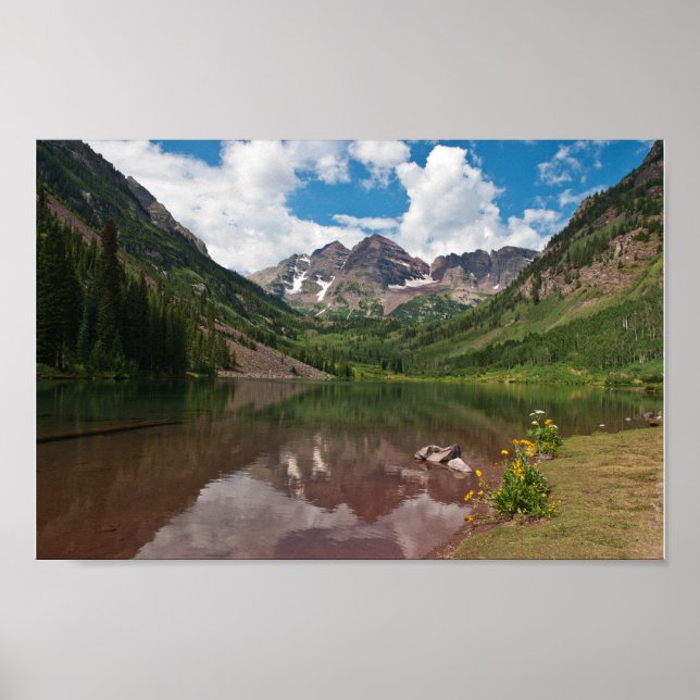 Poster Le lac Maroon (Devant)