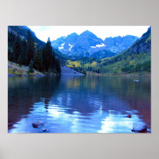 Poster Le lac Maroon