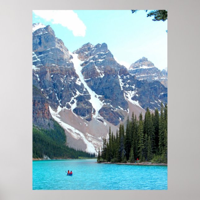 Poster Le lac Moraine (Devant)